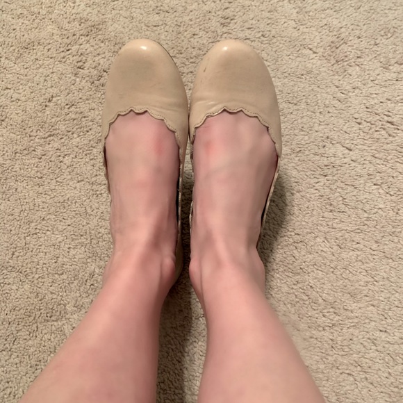 LC Lauren Conrad Shoes - 🥿 WELL WORN NUDE FLATS - LAUREN CONRAD - SIZE 7